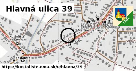 Hlavná ulica 39, Kostolište