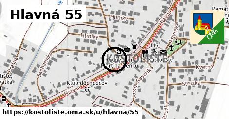 Hlavná 55, Kostolište