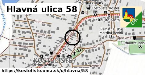 Hlavná ulica 58, Kostolište