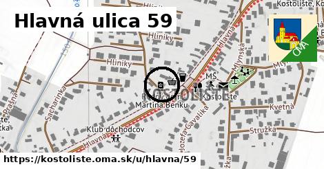 Hlavná ulica 59, Kostolište