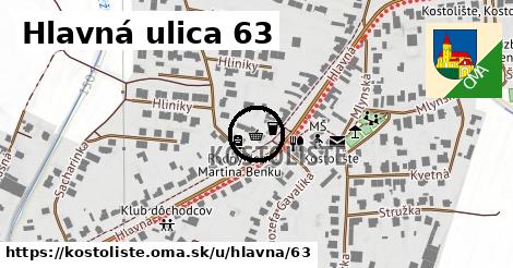 Hlavná ulica 63, Kostolište