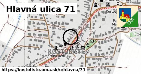 Hlavná ulica 71, Kostolište