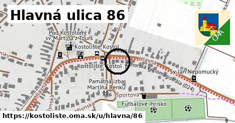 Hlavná ulica 86, Kostolište