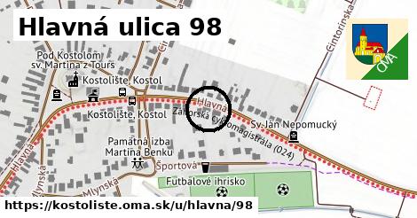 Hlavná ulica 98, Kostolište