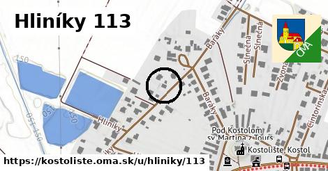 Hliníky 113, Kostolište