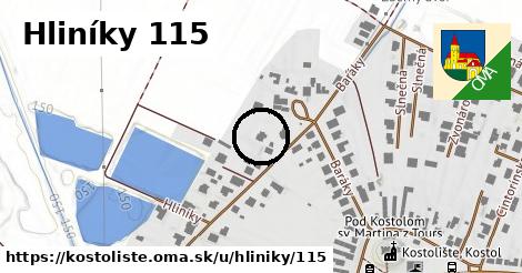 Hliníky 115, Kostolište