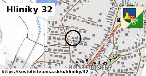 Hliníky 32, Kostolište