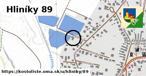 Hliníky 89, Kostolište