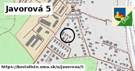 Javorová 5, Kostolište