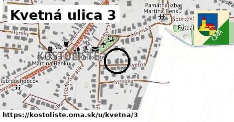 Kvetná ulica 3, Kostolište