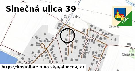 Slnečná ulica 39, Kostolište