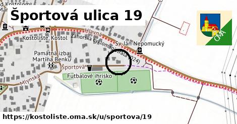 Športová ulica 19, Kostolište