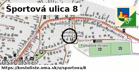 Športová ulica 8, Kostolište
