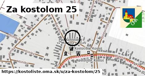 Za kostolom 25, Kostolište