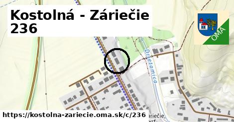 Kostolná - Záriečie <span class="supisne">236</span>