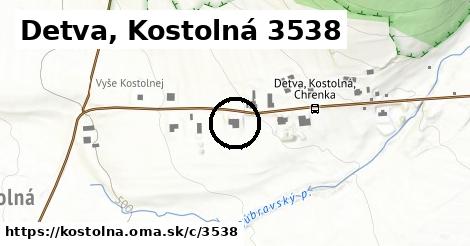 Detva, Kostolná <span class="supisne">3538</span>