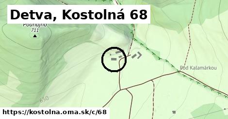 Detva, Kostolná <span class="supisne">68</span>
