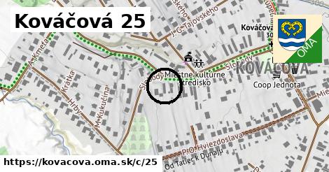 Kováčová <span class="supisne">25</span>