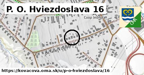 P. O. Hviezdoslava 16, Kováčová