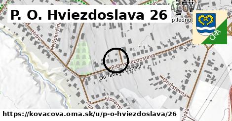 P. O. Hviezdoslava 26, Kováčová