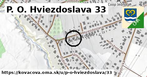 P. O. Hviezdoslava 33, Kováčová