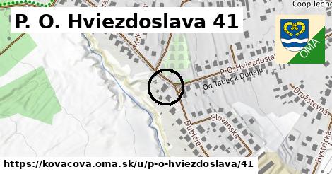 P. O. Hviezdoslava 41, Kováčová