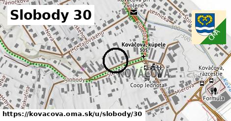 Slobody 30, Kováčová