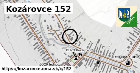 Kozárovce <span class="supisne">152</span>