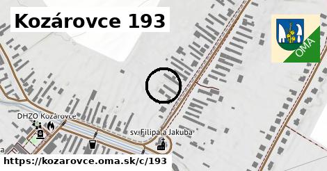 Kozárovce <span class="supisne">193</span>
