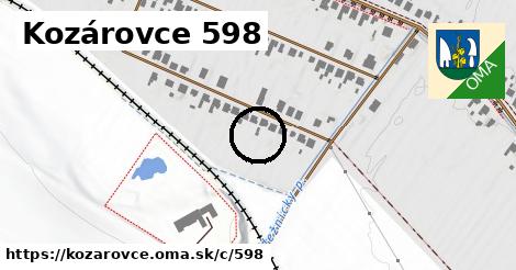Kozárovce <span class="supisne">598</span>