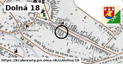 Dolná 18, Krakovany, okres PN