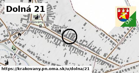 Dolná 21, Krakovany, okres PN