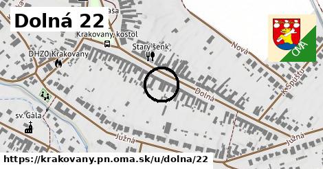 Dolná 22, Krakovany, okres PN