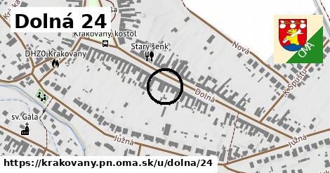 Dolná 24, Krakovany, okres PN