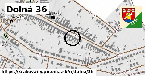 Dolná 36, Krakovany, okres PN
