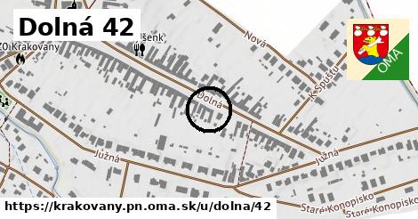 Dolná 42, Krakovany, okres PN