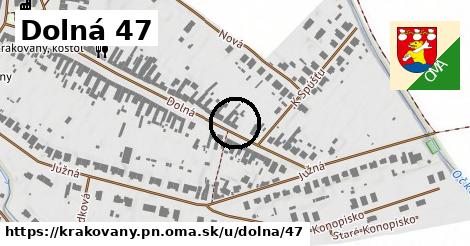 Dolná 47, Krakovany, okres PN