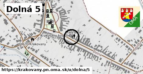 Dolná 5, Krakovany, okres PN