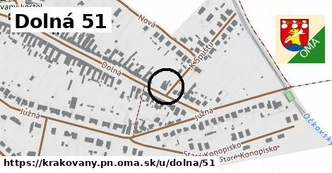 Dolná 51, Krakovany, okres PN