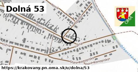 Dolná 53, Krakovany, okres PN