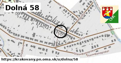 Dolná 58, Krakovany, okres PN