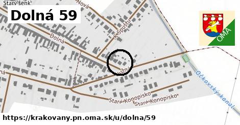 Dolná 59, Krakovany, okres PN