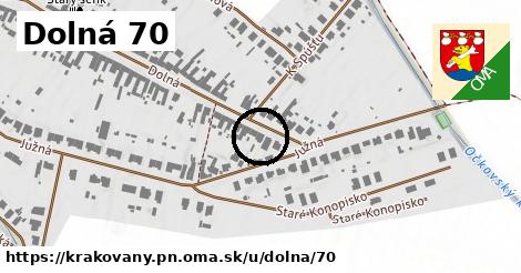 Dolná 70, Krakovany, okres PN