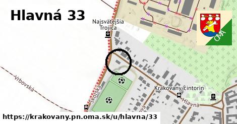 Hlavná 33, Krakovany, okres PN