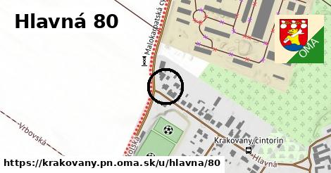 Hlavná 80, Krakovany, okres PN
