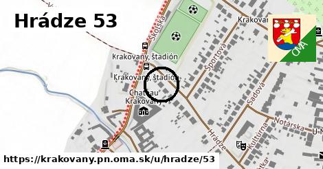 Hrádze 53, Krakovany, okres PN