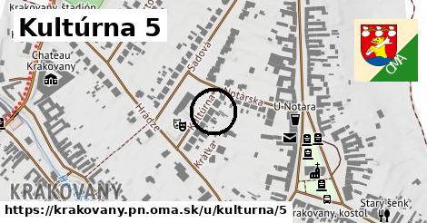 Kultúrna 5, Krakovany, okres PN