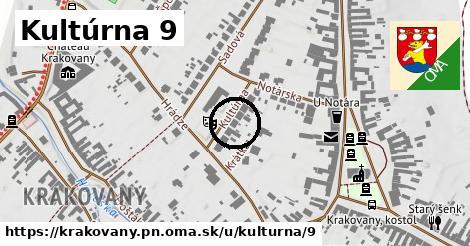 Kultúrna 9, Krakovany, okres PN