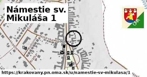 Námestie sv. Mikuláša 1, Krakovany, okres PN