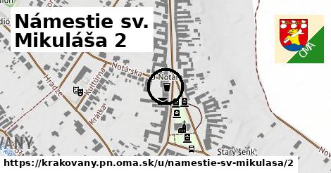 Námestie sv. Mikuláša 2, Krakovany, okres PN